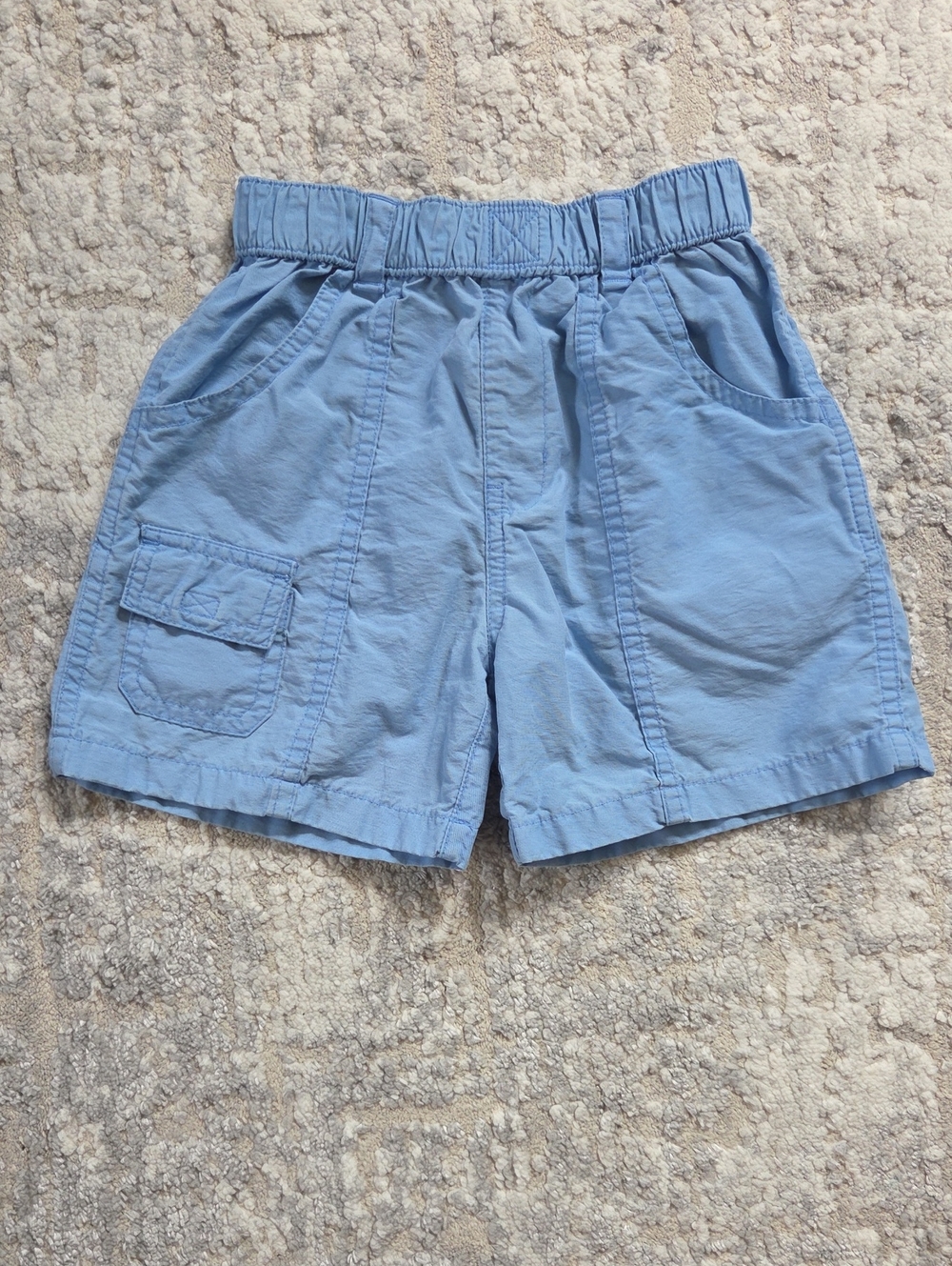 Baby Gap Light Blue Elastic Waist Cargo Shorts Size 2T